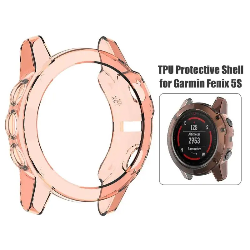 ТПУ прозрачный защитный чехол для Garmin Fenix 5X Смарт-часы защитный чехол для экрана Garmin Fenix 5X/Fenix 5S/Fenix 5