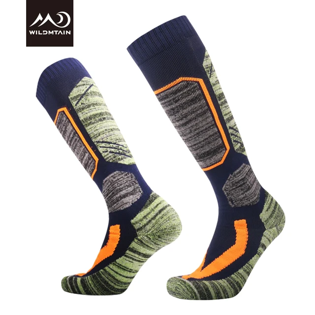 US $8.56 WILDMTAIN Ski Socks 1 Pair Knee High Warm Sport Socks for Cycling Running Snowboarding Hiking Winte