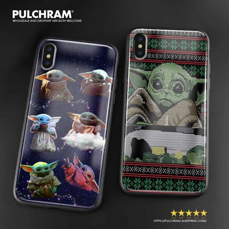 Baby Yoda meme so cute i am мягкий силиконовый стеклянный чехол для телефона, чехол для Apple iPhone 6 6s 7 8 Plus X XR XS 11 Pro MAX