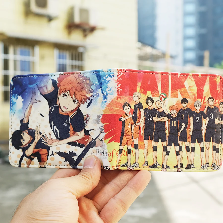 Аниме Haikyuu! Портмоне из искусственной кожи с отделением для монет | Багаж и сумки