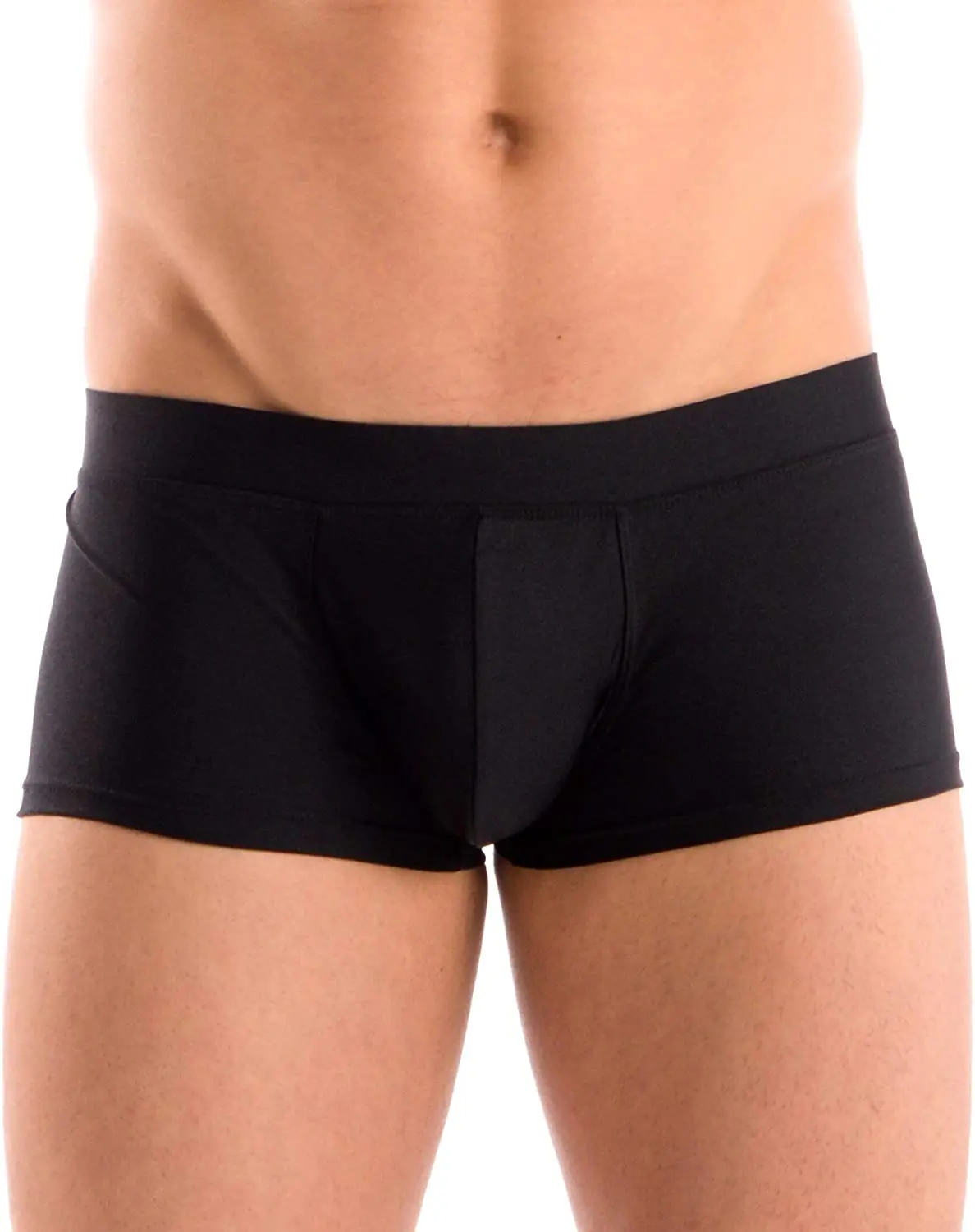 Men's swim trunks new solid colour warm-up swimming costume