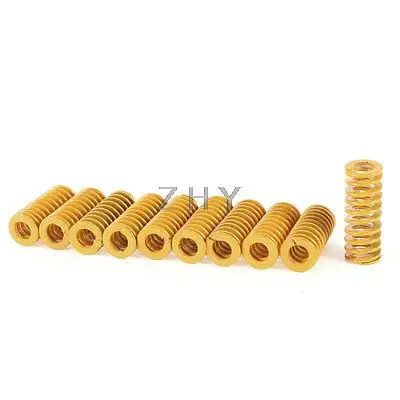 

25mm x 10mm x 5mm Metal Tubular Section Mould Die Compression Spring 10pcs