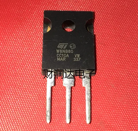 5 шт/W8NB80 STW8NB80 TO-247