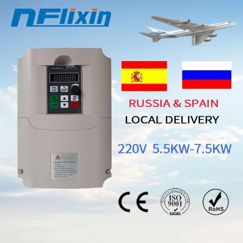 

Fast delivery 7.5kw Variable Frequency Drive VFD Inverter 7.5kw 10HP 7.5kw inverter cnc machine