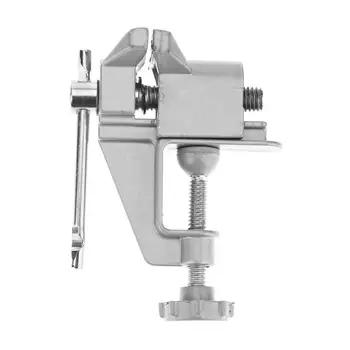 

Aluminum Miniature Small Jewelers Hobby Clamp On Table Bench Vise Mini Tool Vice Muliti-Funcational DIY Repair Tools