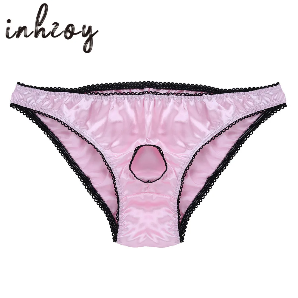 Men stretch g string panties men stretch thong underwear men patent leather briefs men lingerie briefs men lingerie underwear men crotchless erotic lingerie open penis hole soft satin low-rise bikini briefs for male gay