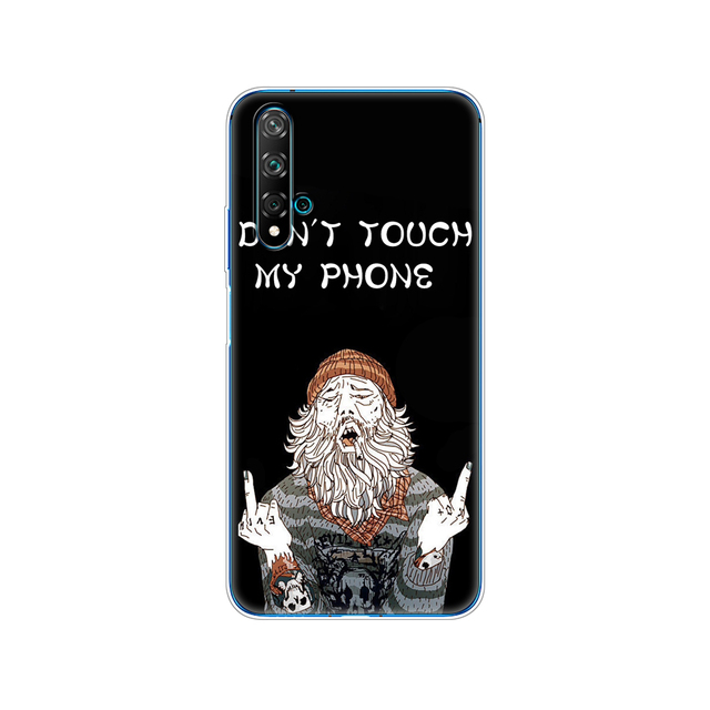 For Huawei Nova 5T Case Soft TPU Back Silicon Phone Cover For Nova5T 5 T YAL-L21 6.26'' Fundas Coque Bumper Skin shockproof