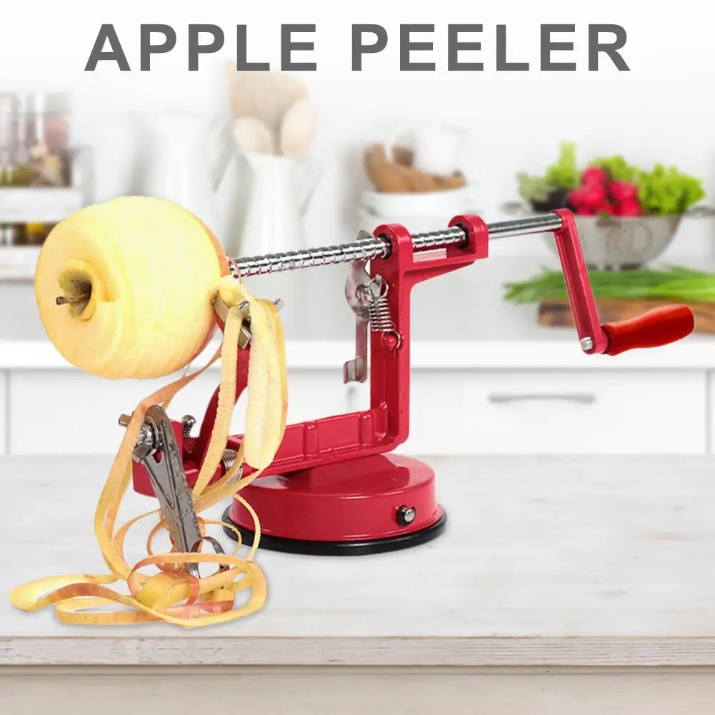 Stainless steel three-in-one hand-sharpened Mac machine multi-function automatic peeling and nuclear cutting(boxed