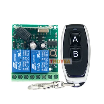

DC 12V / 24V 2CH 315Mhz / 433Mhz RF Wireless Remote Switching Transmitter Receiver remote 2 Gang, polarity reversing DC motor