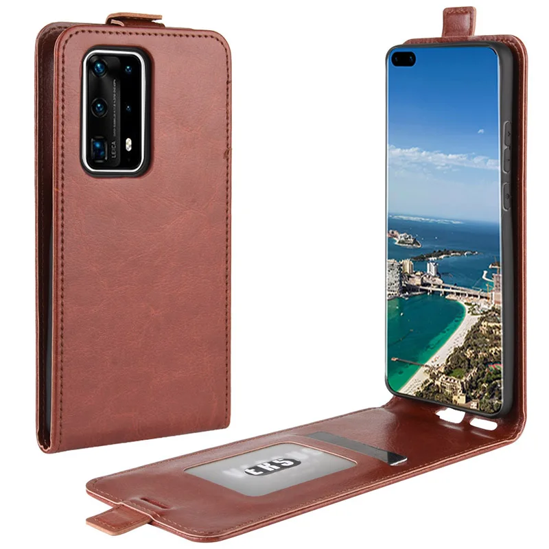 Luxury PU Leather Flip Case Vertical Open Down Up For Huawei P40 Pro Plus P40 Lite E P30 P20 Pro Lite  P smart Z Nova 5i Coque (4)