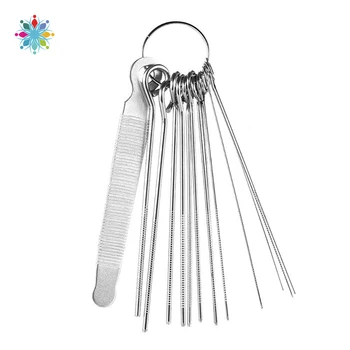 

Guitar Nut Repair Tools Luthier Tools Slotting File Saw Rods Slot Filing Set Portable DIY Luthier Replacement AccessoryCS
