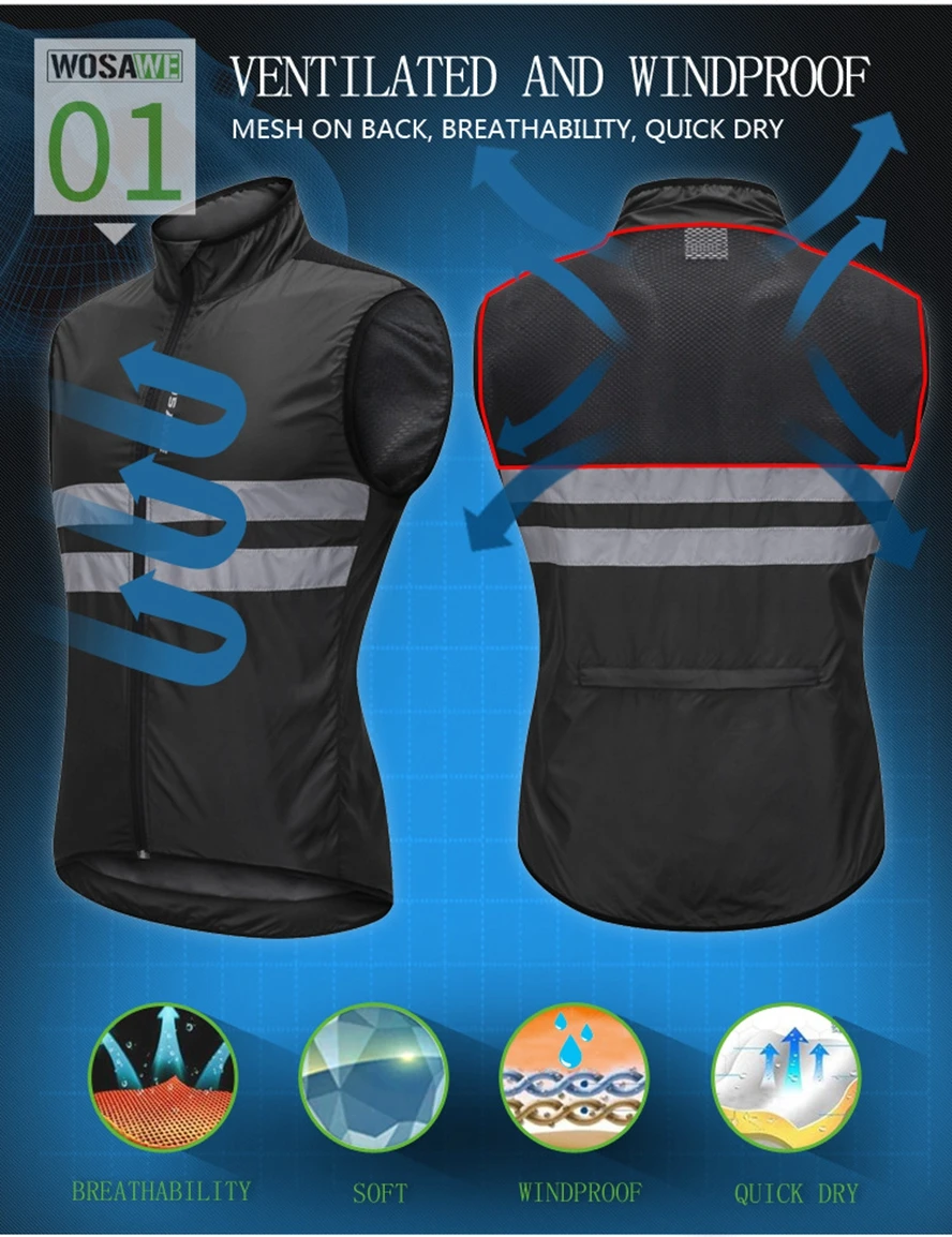 Ciclismo jaqueta fina reflexiva camisa estrada mtb