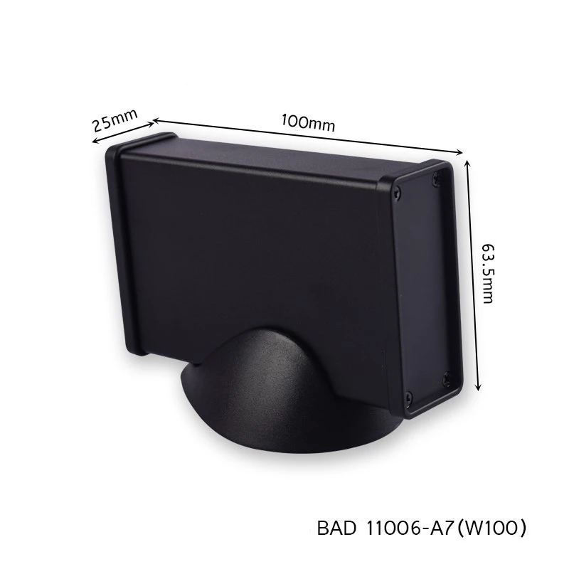 BAD11006(W100)-A7 Алюминиевый Проект коробка diy корпус для распределительной коробки на заказ Домашняя электроника Электроинструмент чехол 100*63,5*25 мм - Цвет: BAD11006(W100)-A7