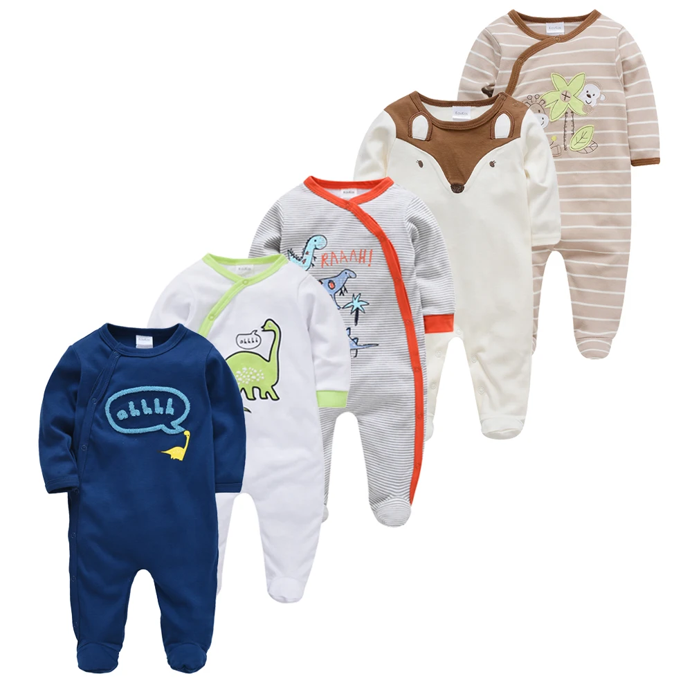3 unids/set recién nacido niña bebé fille algodón transpirable suave ropa bebé recién nacido Pijamas bebé Pjiamas