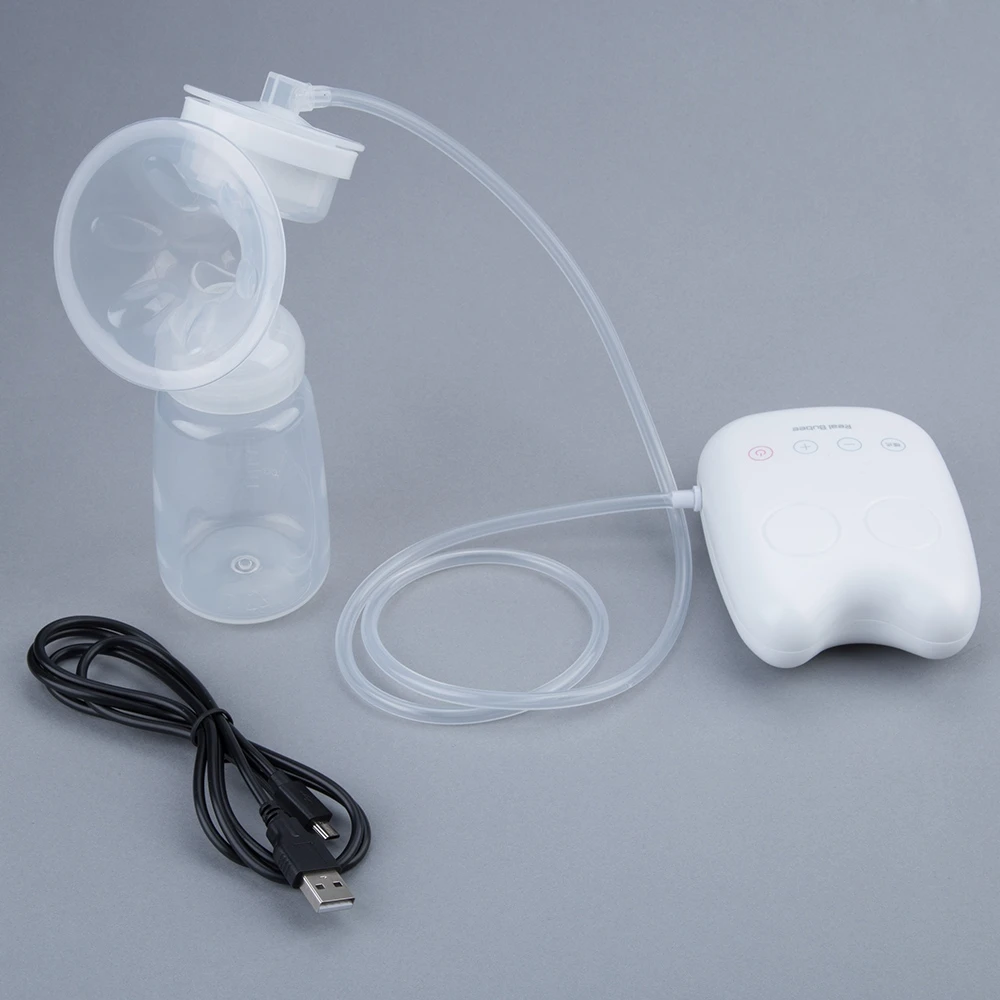 Настоящий Bubee одиночный/двойной Электрический молокоотсос с молочной бутылочкой для младенцев USB BPA бесплатно мощная грудь насосы для кормления ребенка
