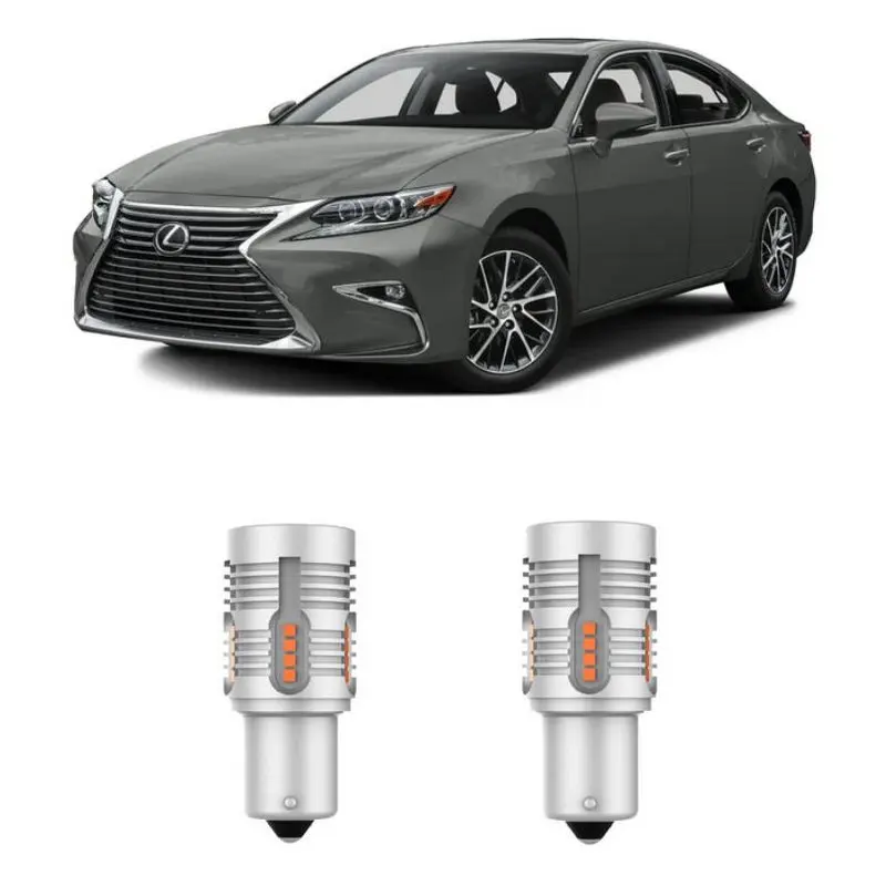 

Intelligent IC Decoding Turn signal Light For Lexus ES V6 GS L1 IS III E3 NX Z1 RC C1 RX L2 canbus 1556LM No strobe 2pc