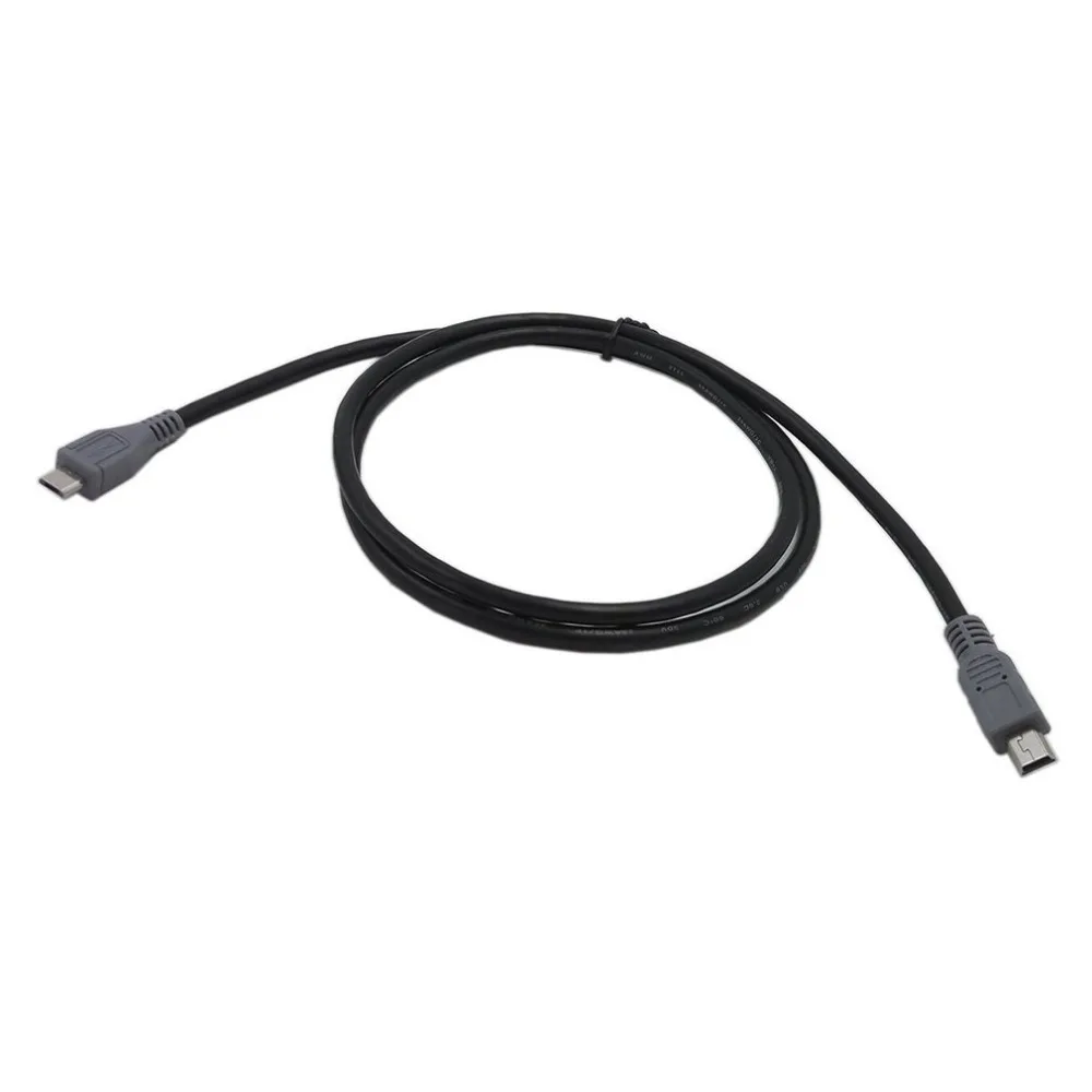 Для микро-флеш-накопителя USB мини USB OTG кабель 1 м кабель со штыревыми соединителями на обоих концах для подключения 5-контактный конвертер адаптер передачи данных зарядки Удлинительный Кабельное ответвление