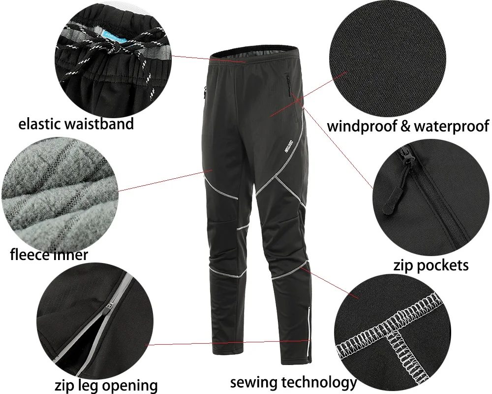 ARSUXEO, Мужская зимняя велосипедная куртка, комплект, ветрозащитная, водонепроницаемая, термальная спортивная одежда, велосипедные штаны, брюки, велосипедная одежда, костюмы 15kk