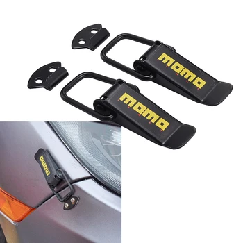 

2x Quick Release Car Hood Bonnet Catch Locking Latch Buckle Clip Holder Big Size