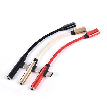 

Type-C to 3.5MM Aux Type C Audio Charge Headphone Earphone Adapter Converter