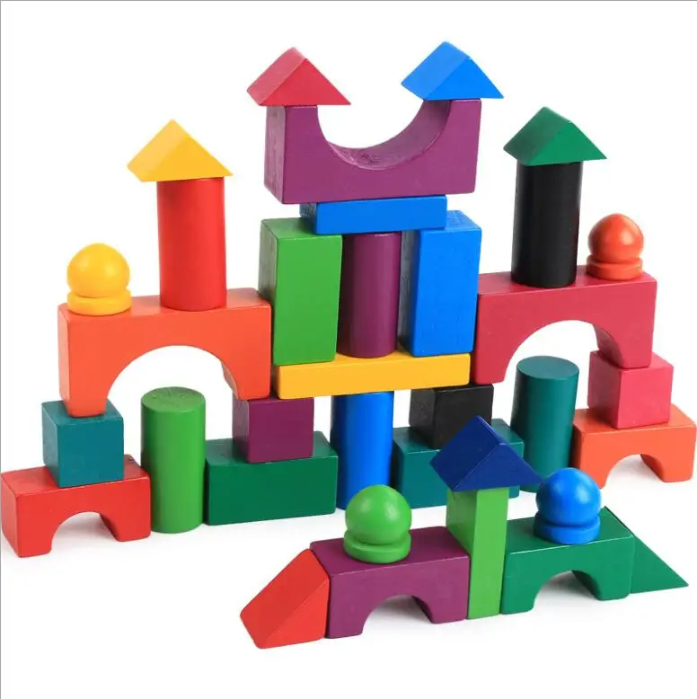 Grãos de Madeira Blocos de Construção em Brinquedo Infantil para Jardim de Infância Brinquedo Infantil Educativos Montessori 5 High Quality Brinquedos e hobbies