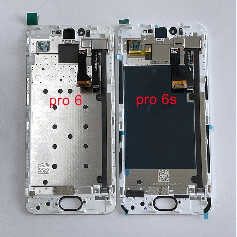 Meizu Pro 6S 용 LCD 디스플레이 스크린 및 터치 패널 디지타이저 프레임, 오리지널 Supor Amoled M & Sen, Meizu Pro 6 M570M M570C M570Q, 5.2 인치