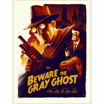 

Classic Superheroes Cartoon Batman The Animated Series Silk Fabric Wall Poster Art Decor Sticker Bright