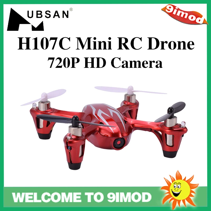 Hubsan H107C X4 720P HD Камера 2 4G 4CH RC Дрон Квадрокоптер RTF геликоптер с светодиодный пульт