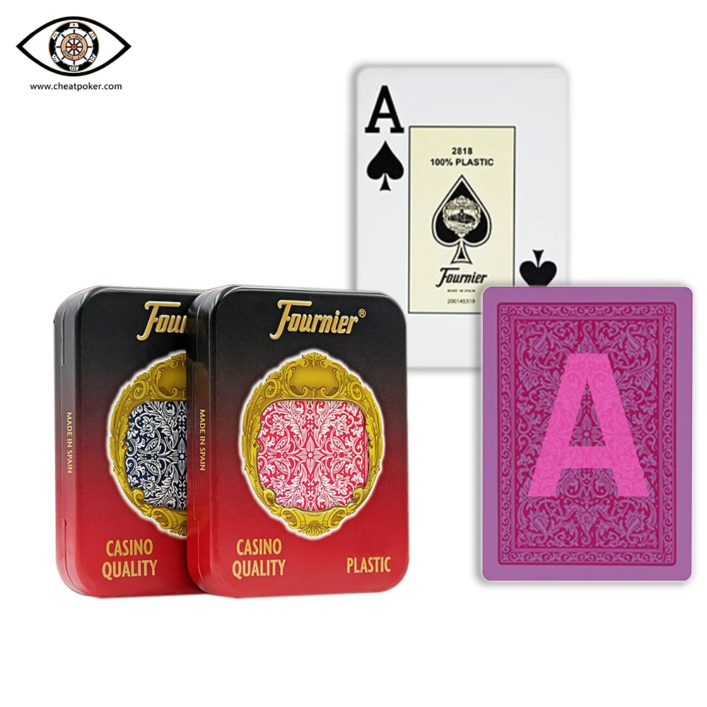 

marked cards, plastic cheat poker for Infrared perspective lenses, Fournier magic Texas playing cards