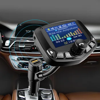 

Wireless Bluetooth Stereo Handsfree Car Kit MP3 Player FM Transmitter Hands free USB Car Kit Charger Adapter Cigarette Lighter