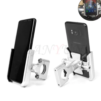 

Universal Aluminum Motorcycle Phone Mount Adjustable Anti Shake Metal Bike Phone Holder For Suzuki GSXR600 750 1000 GSR750 mt07