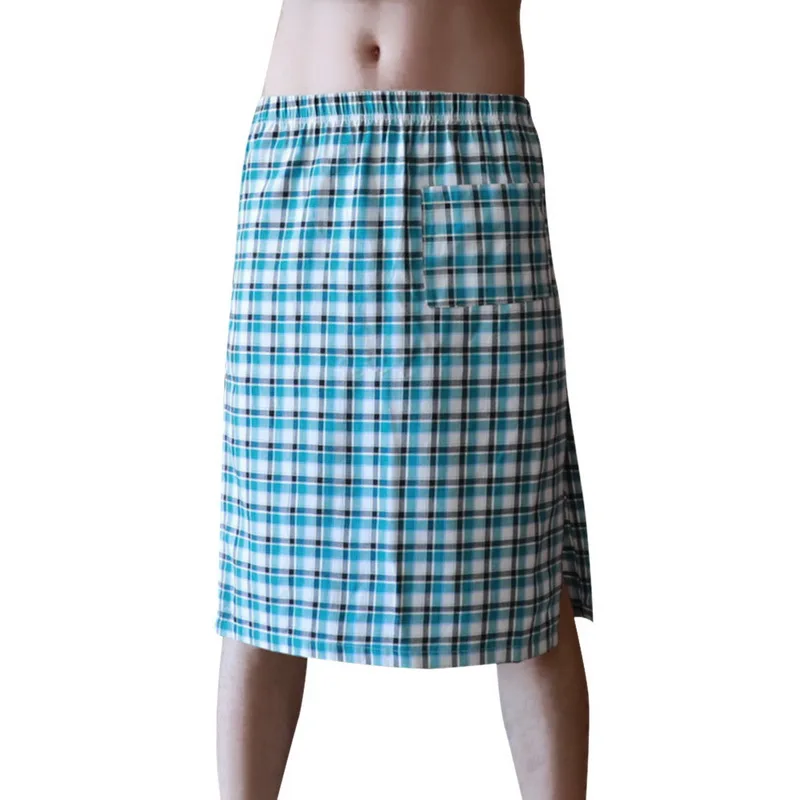 Adisputent 2020 Summer New Men's Casual Shorts Plaid Nightdress Cotton Casual Home Bath Skirt Breathable Sweat-absorbent Pajamas Adisputent 2020 Summer New Men's Casual Shorts Plaid Nightdress Cotton Casual Home Bath Skirt Breathable Sweat-absorbent Pajamas