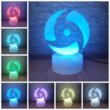 

Naruto Mangekyo Sharingan 3D LED Table Lamp Child Sleeping Night Light Colorful Atmosphere Nightlight Birthday Gift for Kids