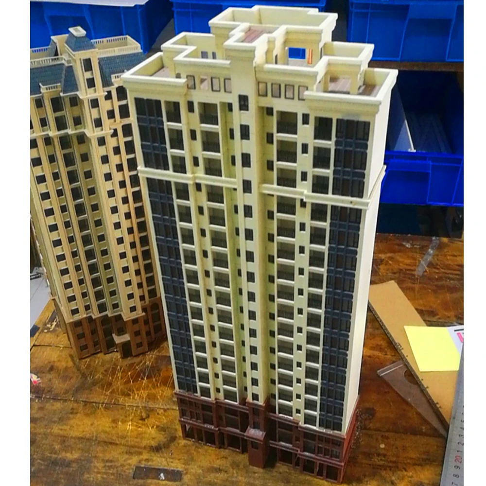 High-rise finished planning house Toys customization Sandtable Model Building City Landscape Model ABS Architectural Building