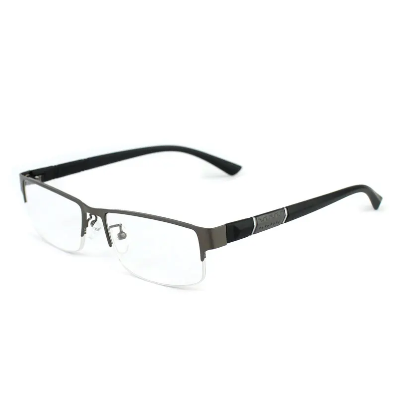 Gunmetal Очки для чтения из нержавеющей стали с диоптриями мужские очки Gafas de Lectura дальнозоркие оправы для очков для женщин мужчин+ 1 1,5 - Цвет оправы: Gunmetal