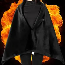 Домашний офис теплый USB Перезаряжаемый шаль плащ шарф электрическое отопление одеяло осень зима согревающее удобное электрическое одеяло