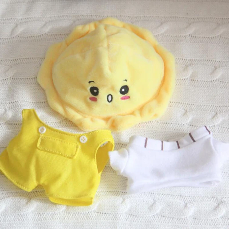 22cm vêtements de poupée pour kpop poupée chapeau en peluche jouets doux jupe pull jouer maison poupées accessoires pour poupée cadeaux