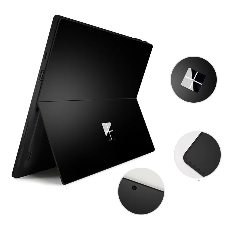 XSKN для microsoft Surface Pro 7 ультратонкая Черная задняя наклейка защитная пленка