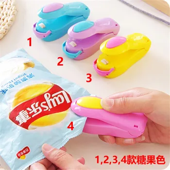 

High Quality Mini Portable Household Food Sealer Vacuum Plastic Bag Heat Sealing Machine Closing Capper Food Saver Storage