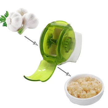 

ABS Garlic Chopper Roller Peeler Mincer Slicer Garlics Press Kitchen Tool Grater Grinding Grinding Press Machine Chopper