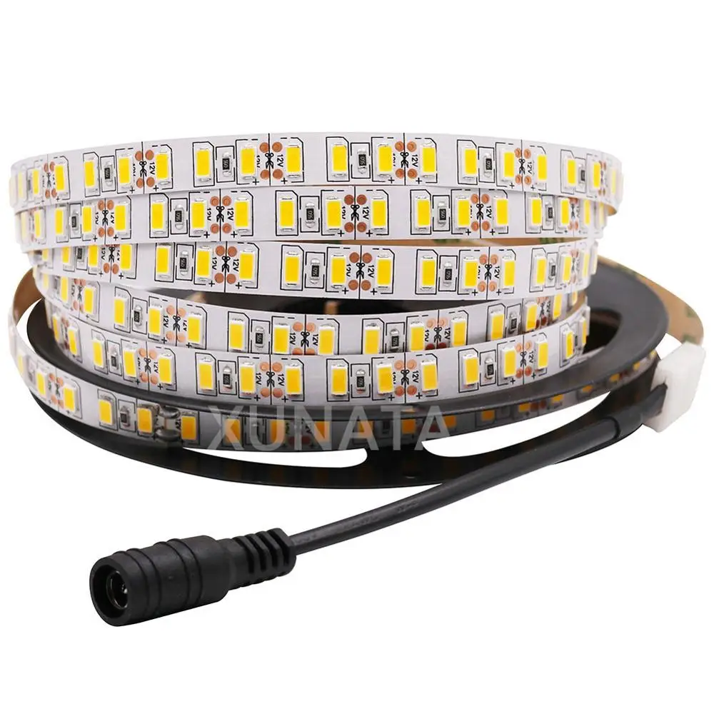 DC12V 120 светодиодный s/m 5630 SMD светильник 5 м 600 5730 1 2 3 4 гибкий ленточный не