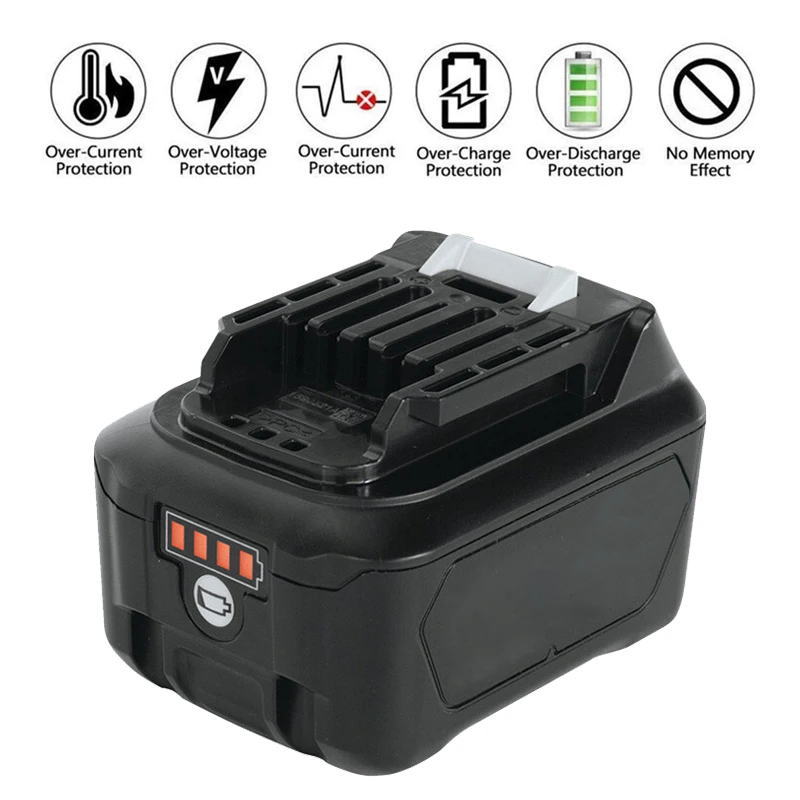 Bateria de Substituição das Baterias de Lítio-íon Bl1041b da Substituição da Bateria de 12v 6.0ah para Makita 4.0a Bl1020b Bl1021b Bl1040b Bl1041b - Image 5