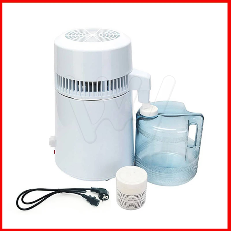 US $119.60 Water Distiller Filter Pure Stainless Steel 4l Dental Purifier Carbon Activated