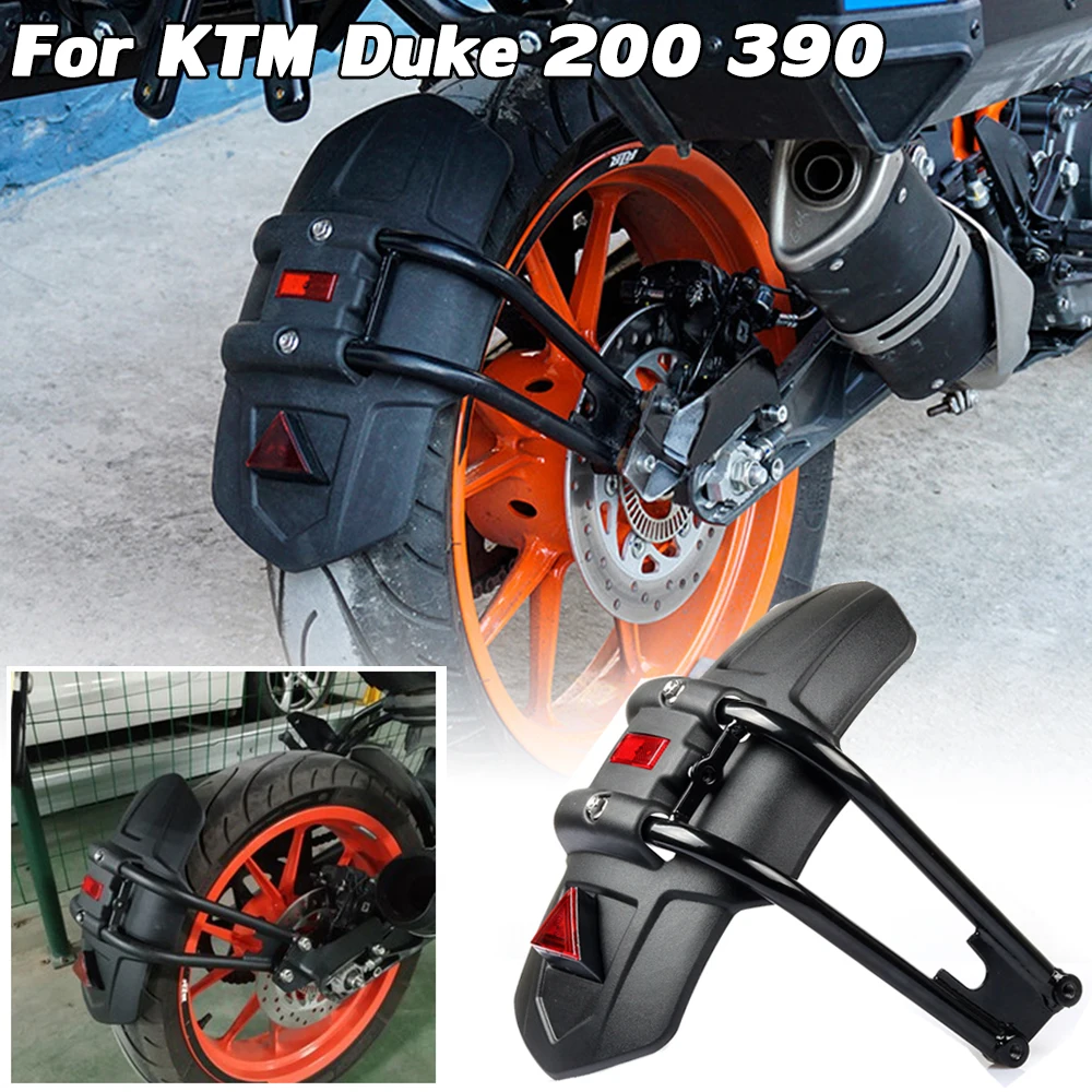 For DUKE 200 Rear Fender Mudguard 
