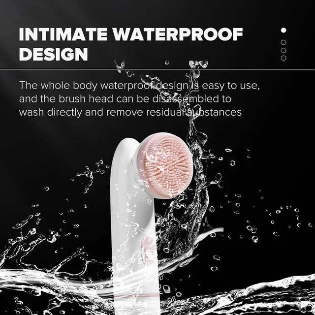 Electric Face Cleanser Facial Cleansing Skin Care Brush Face Vibrating Massager Deep Cleaning Brush for Masks Skin Care - Image 5