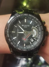 WLISTH-reloj deportivo para hombre, cronógrafo de pulsera, de acero inoxidable, resistente al agua, con caja de reloj de cuarzo grande con indicadores luminosos, nuevo