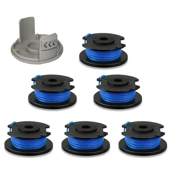 

String Trimmer Spool Replacement for Ryobi One Plus AC14RL3A 18V 24V 40V 11Ft 0.065 inch Auto Feed Cordless Eater Spools Line wi