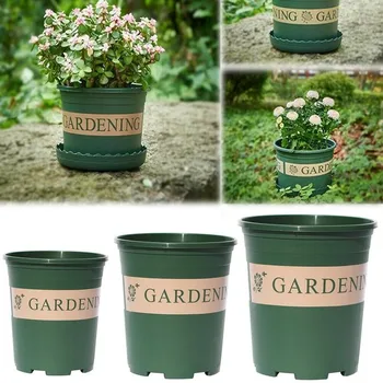 

Garden Pots Garden Supplies Green Flower Pot Rose Gallon Lotus Planting Potted Basin Caliber Garden Decoration 6 Sizes