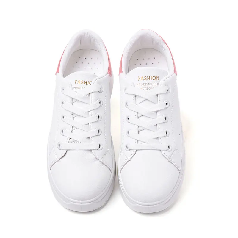 

2019 New Design Brand Women Fashion White Shoes Casual Sneakers for Woman Leisure Shoes Ladies Chaussures Femme Sapato Feminino