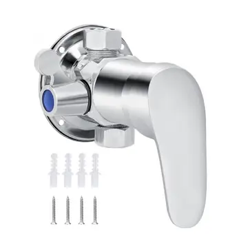 

G1/2in Zinc Alloy Hot and Cold Water Mixing Control Valve Faucet for Bathroom Showering Use for Toilet Bidet